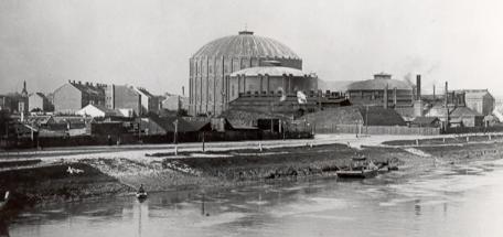 Das englische Gaswerk an der Erdberger L�nde