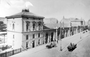 Der Aspangbahnhof um 1900