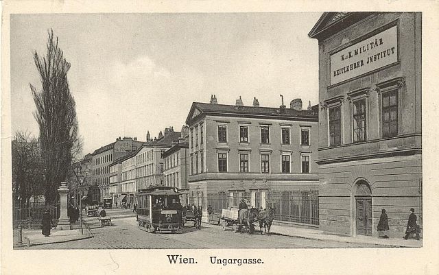 Das Reitlehrinstitut um 1900