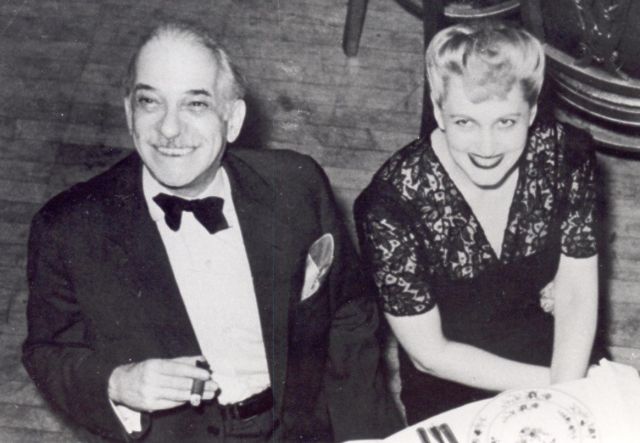 Bruno Granichstaedten und seine Frau Rosalie beim Autorendinner in New York, 1942