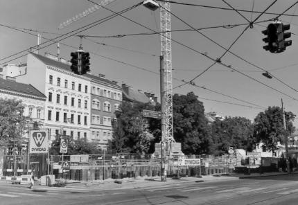 Die Baustelle in der Schlachthausgasse