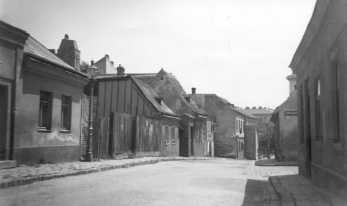 Detail aus der alten Hainburgerstra�e (heute Hainburger Weg) bei der Kleingasse