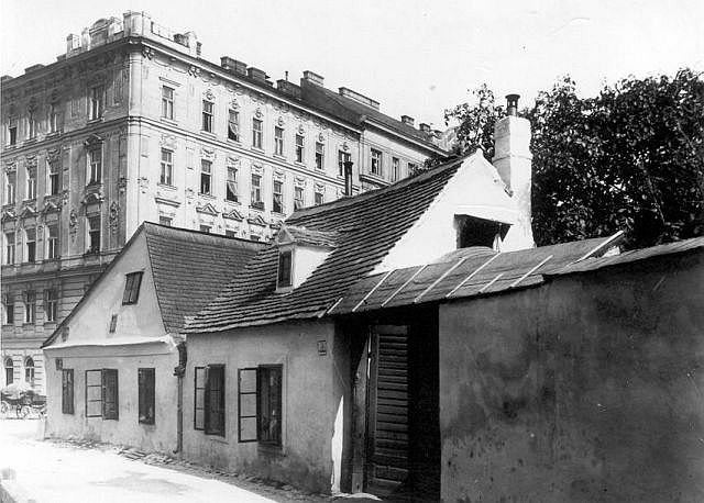 Knappengasse, Blick gegen Thomasplatz (heute Kardinal-Nagl-Platz)